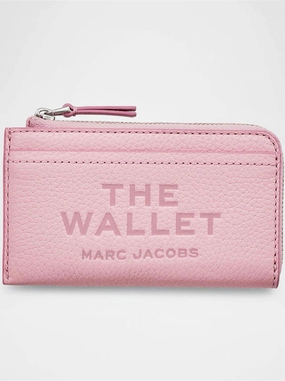 Marc Jacobs The Leather Top Zip Multi Wallet in Pink